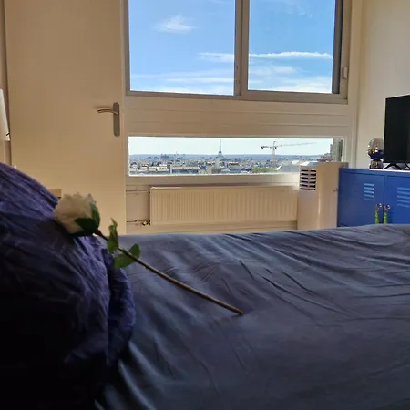 Loft 80m2 Au 9eme Etage Avec Ascenseur - Parking Gratuit - Vues Panoramiques Sur Apartment Paris