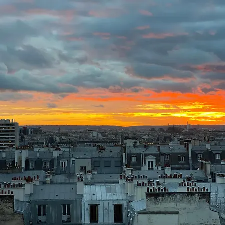Apartment Loft 80m2 Au 9eme Etage Avec Ascenseur - Parking Gratuit - Vues Panoramiques Sur Paris