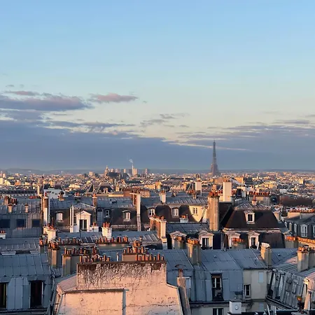 Apartment Loft 80m2 Au 9eme Etage Avec Ascenseur - Parking Gratuit - Vues Panoramiques Sur Paris