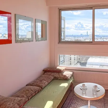 Loft 80m2 Au 9eme Etage Avec Ascenseur - Parking Gratuit - Vues Panoramiques Sur Apartment Paris